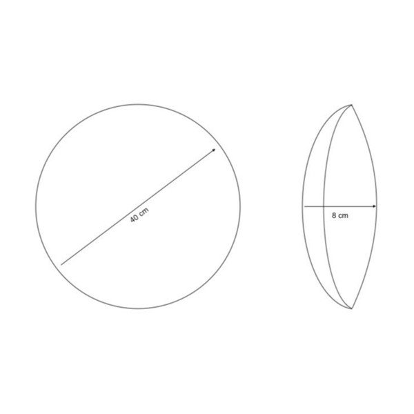 Декоративна възглавница от шерпа ø 40 cm Sherpa – Casa Selección-image-2