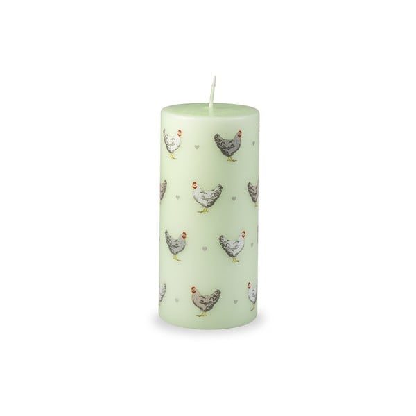 Зелена великденска свещ , време на горене 73 ч. Cute Hens - Unipar