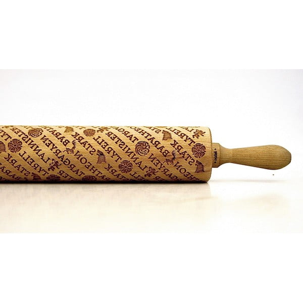 Дървен релефен валяк за тесто от "Игра на тронове Game of Thrones - Valek-image-1