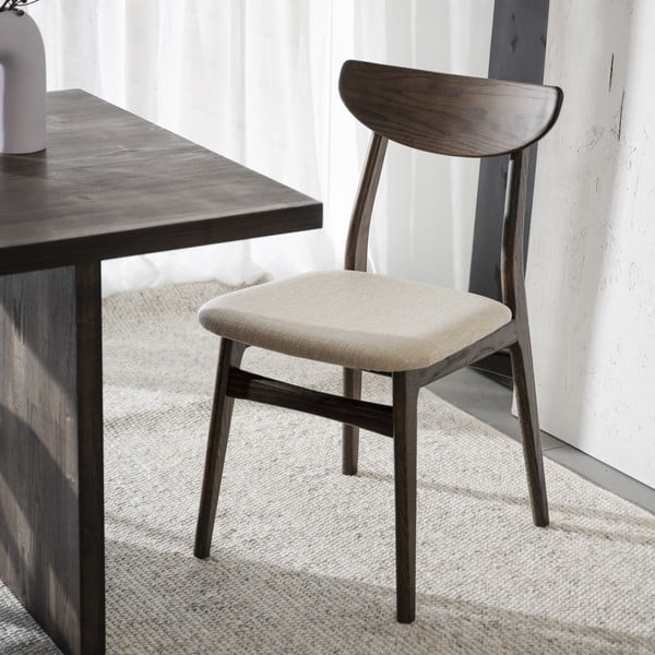 Кафяви трапезни столове в комплект от 2 броя Rodham - Rowico-image-1