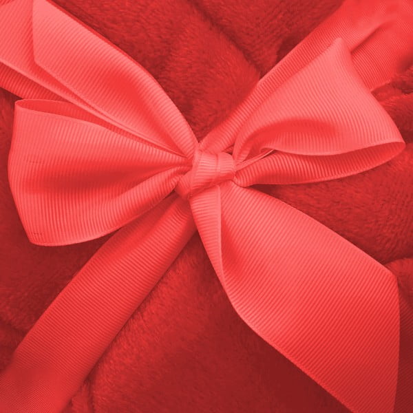 Червен унисекс халат от микрофибър, размер M Robby - DecoKing-image-4