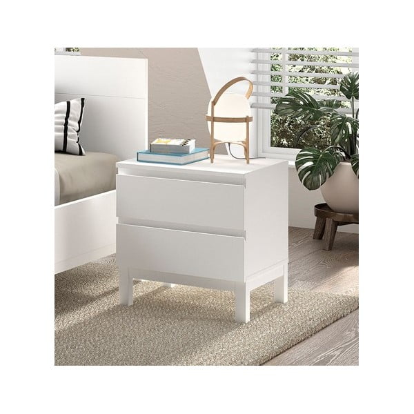 Бяло детско нощно шкафче Eva – Vipack-image-1