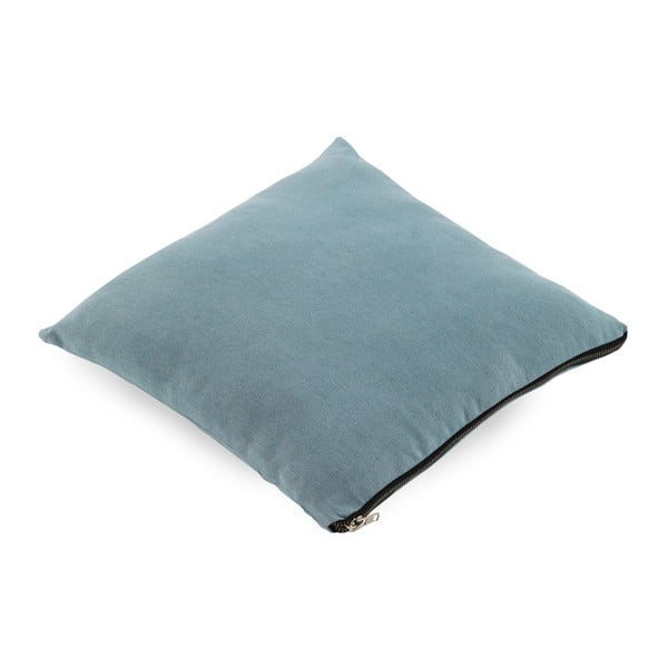 Světle modrý polštář Geese Soft, 45 x 45 cm