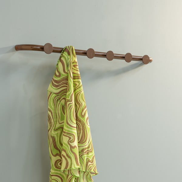 Тъмнокафява метална стенна закачалка 75 cm Retro – Spinder Design-image-4