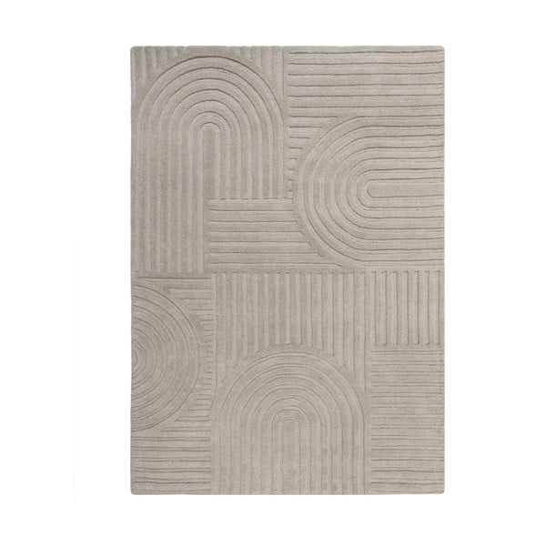 Сив вълнен килим , 160 x 230 cm Zen Garden - Flair Rugs