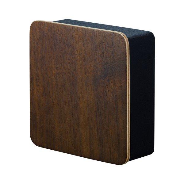 Черен шкаф за ключове с врата от шперплат Yamazaki Rin - YAMAZAKI-image-2