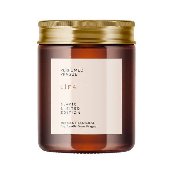 Ароматна свещ от соев восък Slavic Edition: #88 Linden, Moss, Hibiscus – Perfumed Prague