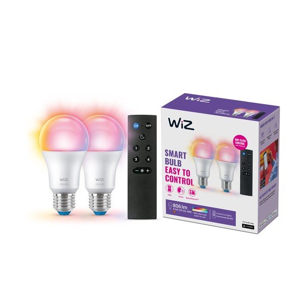 LED комплект крушки 2 бр. E27, 9 W – WiZ
