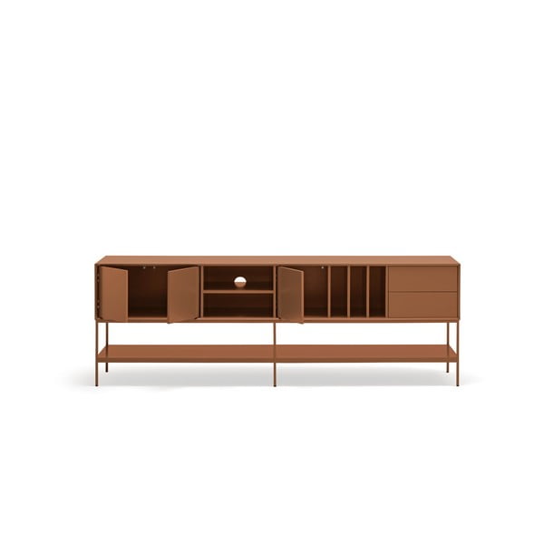 Маса за телевизор в тухлен цвят 220x74x45 cm Platt – Teulat-image-2