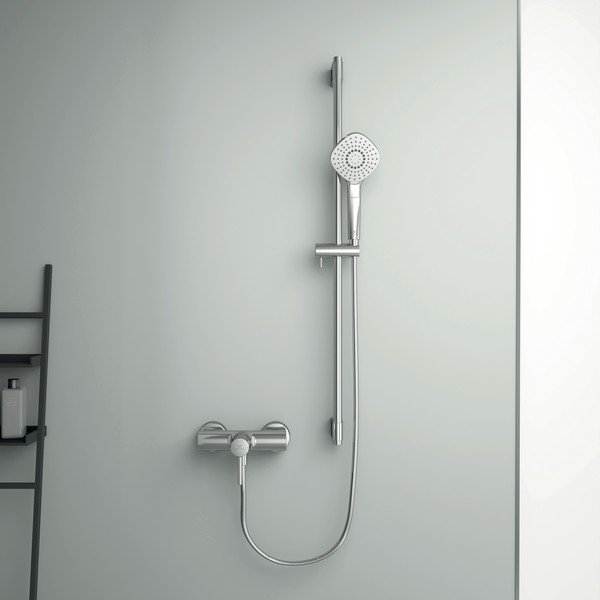 Батерия за душ в лъскаво сребристо Ceraline – Ideal Standard-image-3