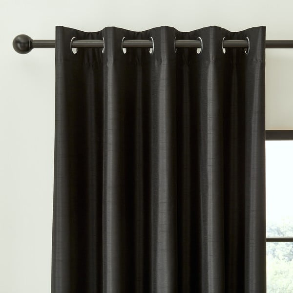 Черни затъмняващи завеси в комплект от 2 броя 168x183 cm - Catherine Lansfield