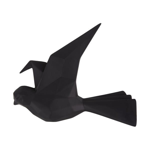 Черна закачалка за стена във формата на птица, широчина 19 см Origami - PT LIVING