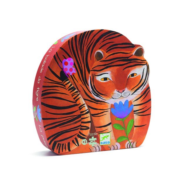 Детски пъзел с тигър - Djeco-image-1