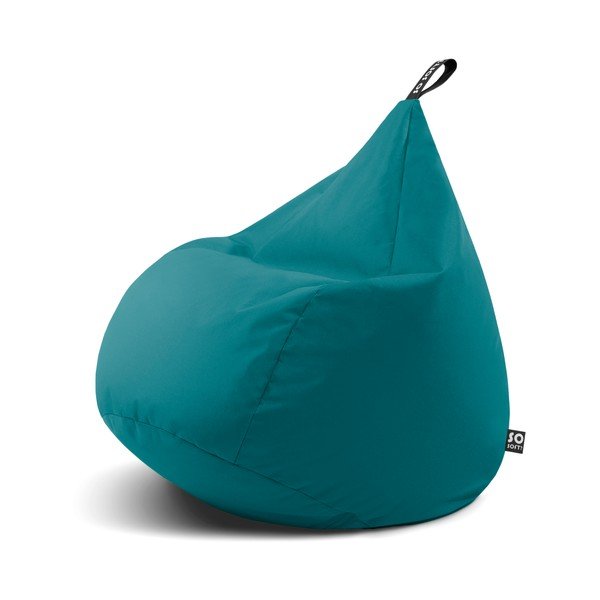 Тюркоазен детски пуф Drop M – So Soft?