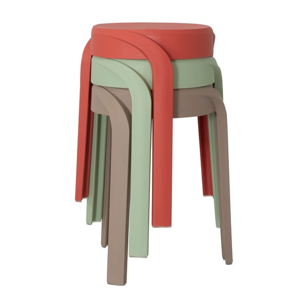 Пластмасови столове в комплект 3 бр. Pop – Tenzo