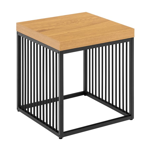 Странична масичка с дъбов плот 40x40 cm Strington – Actona