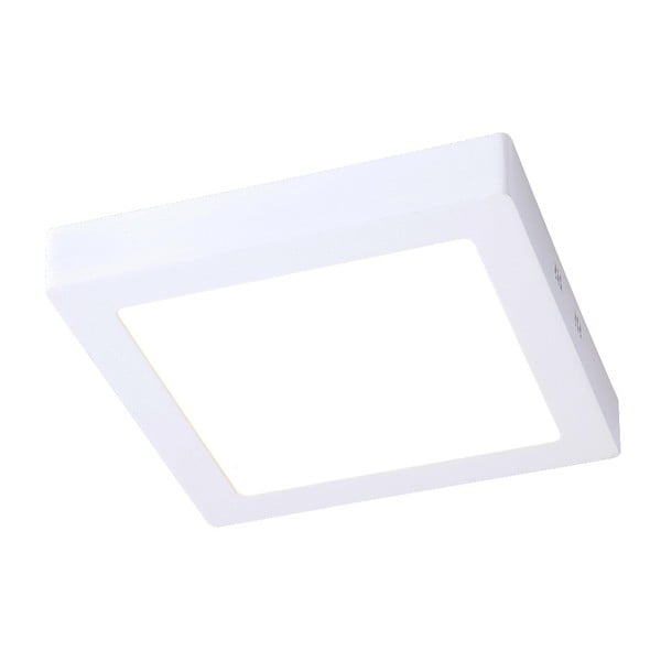 Бяло таванно осветително тяло с LED светлина Square Pluriel - SULION