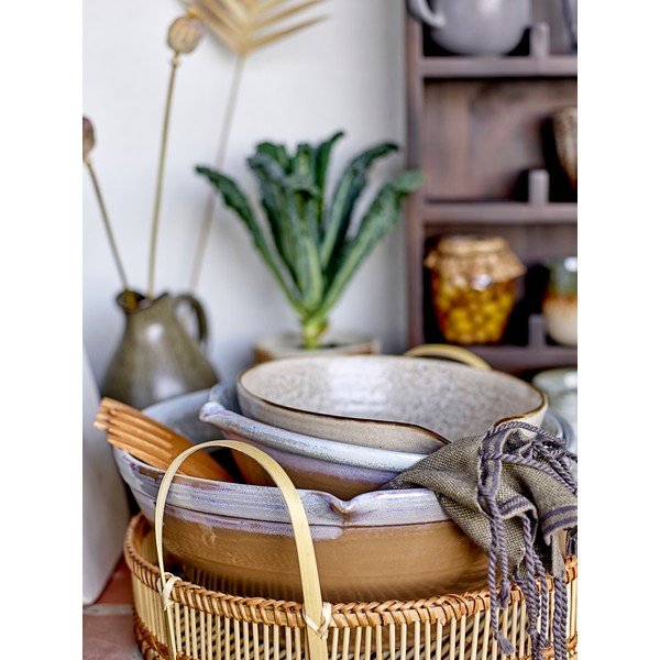 Купа от сив и бял фаянс, ø 16,5 cm Thea - Bloomingville-image-3