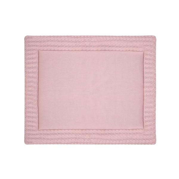 Розово памучно килимче за игра, 70 x 90 cm - Kindsgut-image-3