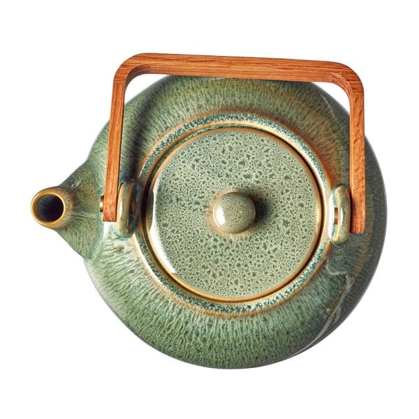 Зелен керамичен чайник с цедка 1,2 l Gastro Green – Bitz-image-4