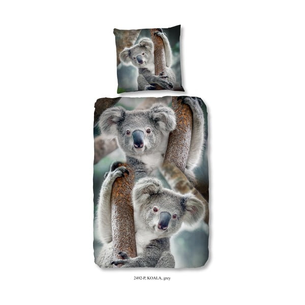 Детско памучно спално бельо за единично легло Koala, 140 x 200 cm - Good Morning