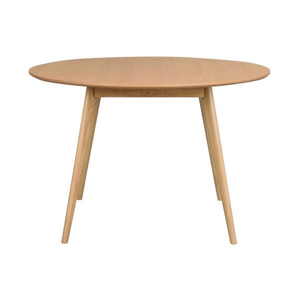 Кръгла маса за хранене с плот от дъб 115x115 cm Yumi - Rowico-image-4