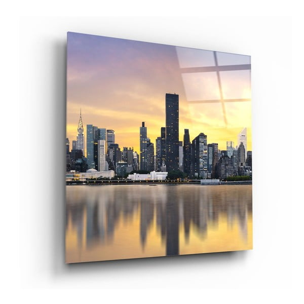 Картина върху стъкло , 80 x 80 cm City - Insigne
