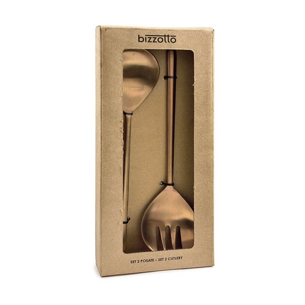 Прибори за сервиране на салата 2 бр. от неръждаема стомана Hestia – Bizzotto-image-2