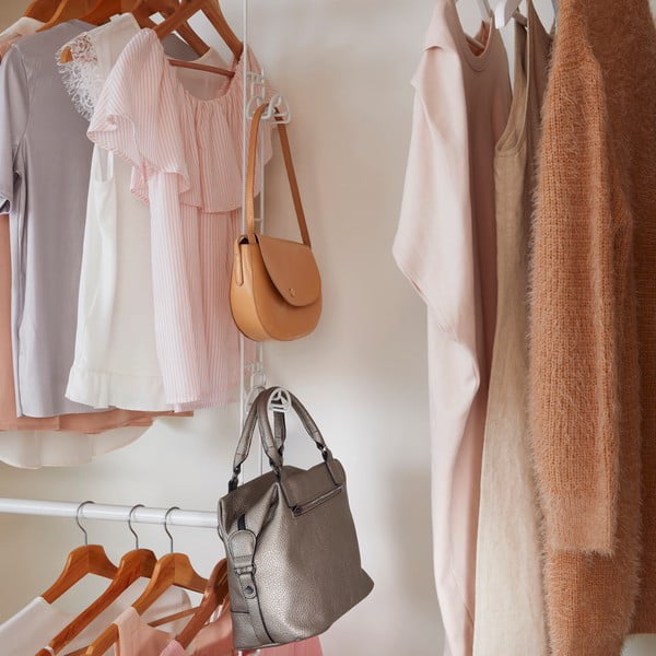 Комплект от 2 стълби и разтегателен стълб за дрехи Muro - Compactor-image-4