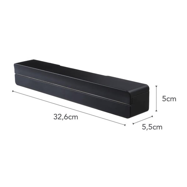 Черен магнитен държач за кухненски фолиа Tower - YAMAZAKI-image-3