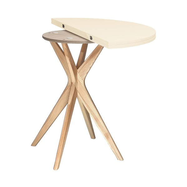 Кръгла сгъваема трапезна маса 45x90 cm Jubi – Ragaba-image-3