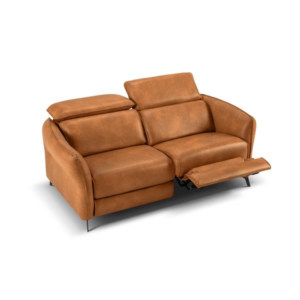 Светлокафяв кожен диван 103 см Hubble - Windsor & Co Sofas-image-4