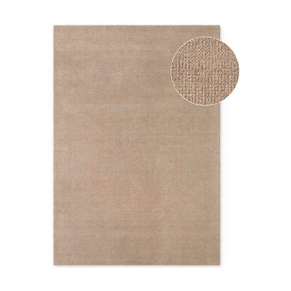 Бежов ръчно изработен вълнен килим 160x230 cm Greenwich – Ted Baker