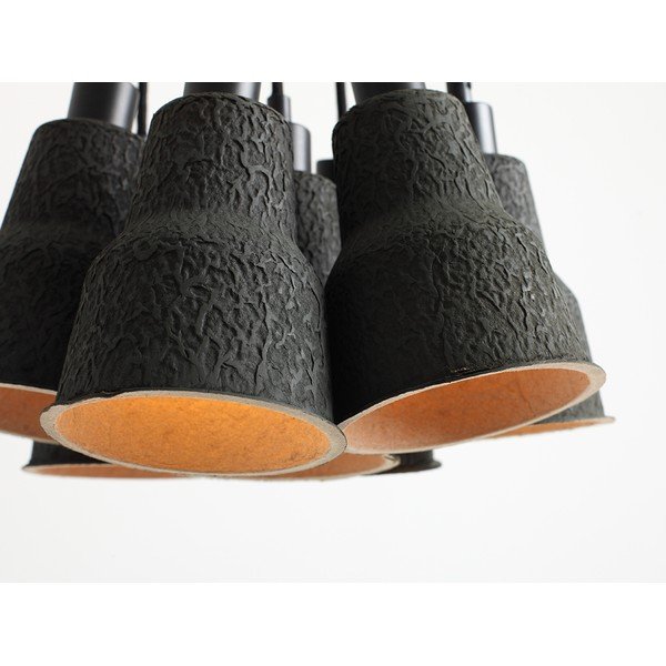 Черно висящо осветително тялоø 32 cm Celulo – CustomForm-image-3