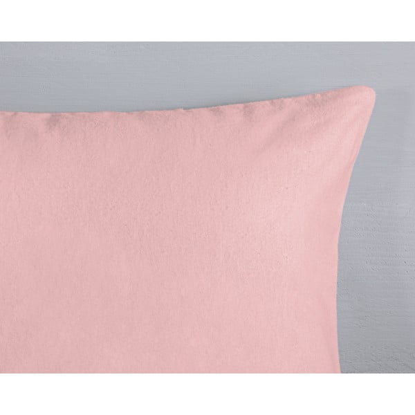 Розово единично  фланелено детско спално бельо 140x200 cm Ladida – Good Morning-image-3