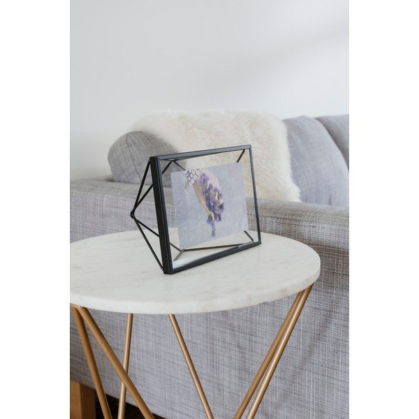 Черна метална стояща/висяща рамка 20x15 cm Prisma – Umbra-image-4