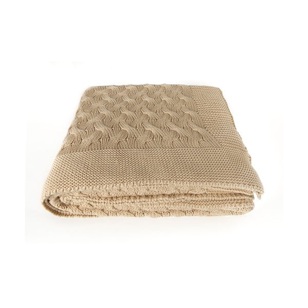 Светложълто памучно одеяло Softy, 130 x 170 cm - Homemania Decor