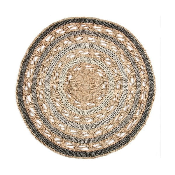 Кръгъл килим от юта Eco Rugs Zizzi, Ø 120 cm - Eko Halı