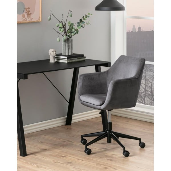 Сив офис стол Nora - Actona-image-1