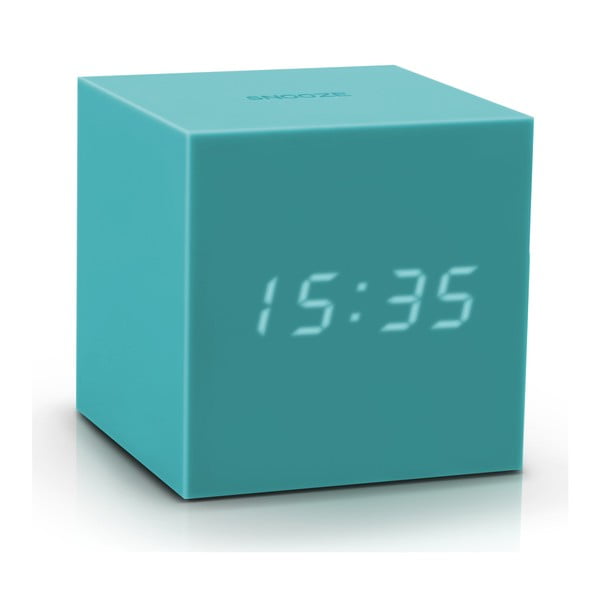 Тюркоазен LED будилник Gravity Cube Gravity Cube Click - Gingko-image-2