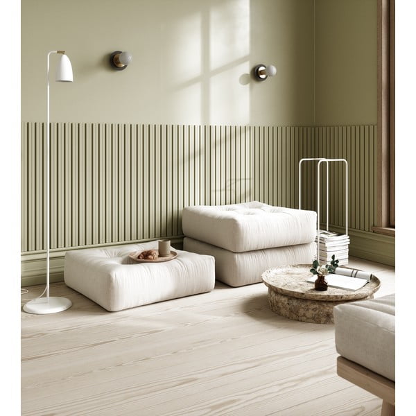 Пуф за сядане Бежов More - Karup Design-image-4