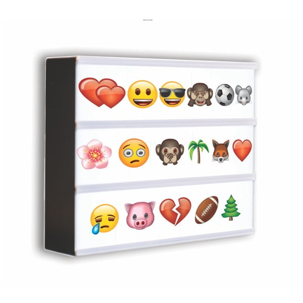 Světelný box se 120 znaky Gingersnap Shell Emoji A5