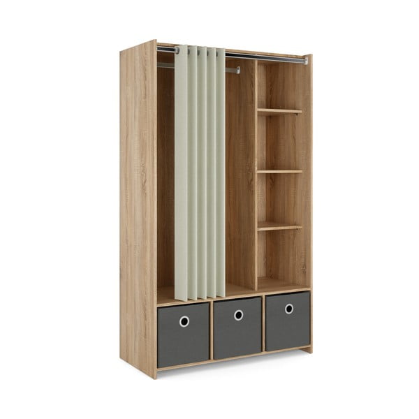 Гардероб от дъб 105x180 cm - Tvilum-image-3