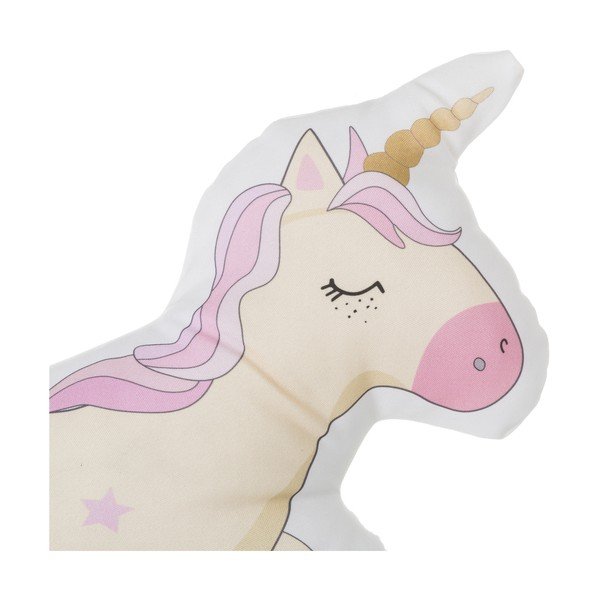 Комплект от 3 цветни възглавници във формата на еднорог Unimasa, 34 x 30 cm - Casa Selección-image-3