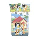 Памучно детско спално бельо за детско креватче 100x135 cm Bluey – Jerry Fabrics