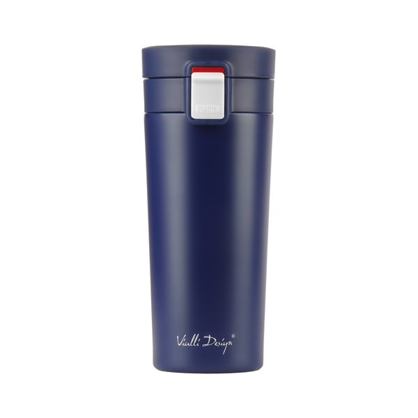 Тъмносиня термочаша за пътуване , 400 ml Fuori - Vialli Design-image-3