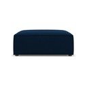 Тъмносиня кадифена табуретка Jodie – Micadoni Home