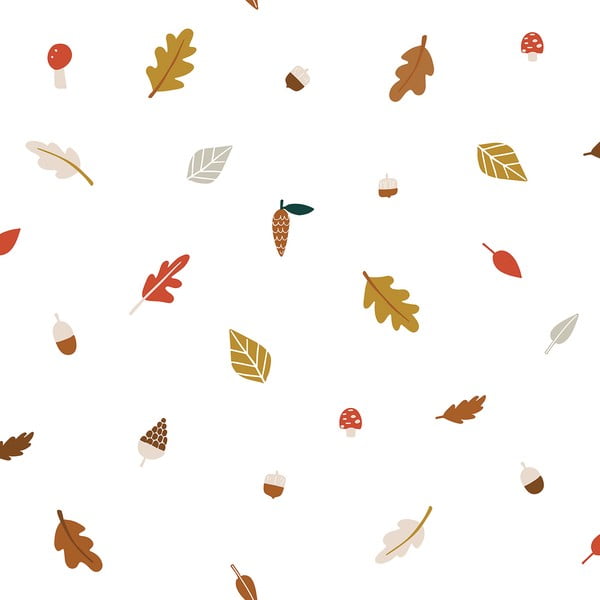 Детски тапет 10 м x 50 см Autumn Leaves - Lilipinso