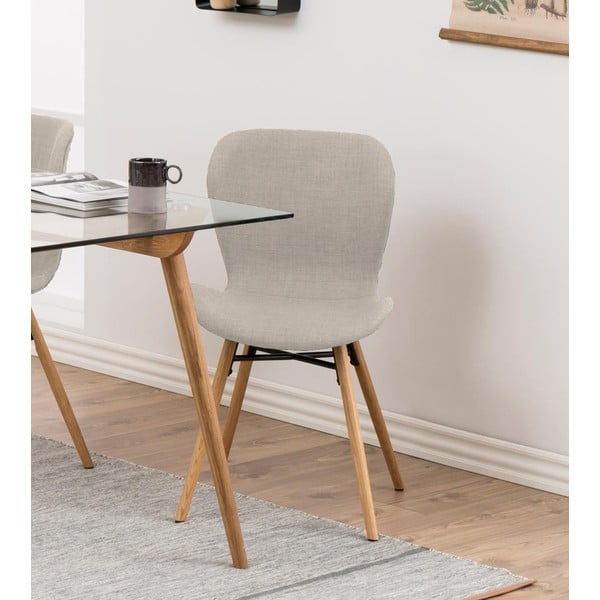 Комплект от 2 бежови трапезни стола Batilda - Actona-image-1