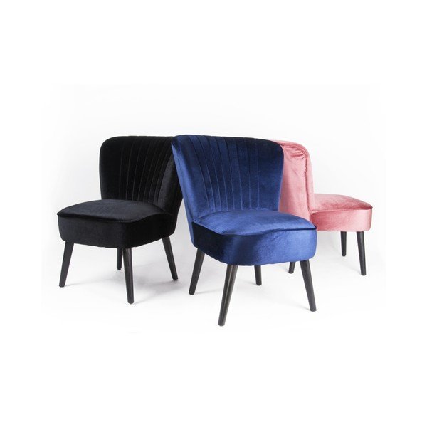 Růžová židle se sametovým potahem Leitmotiv Luxury-image-4